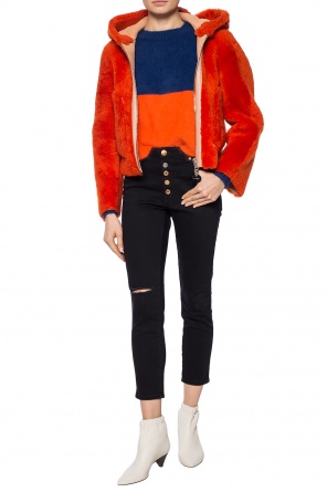 Hooded shearling jacket, zdjęcie 2 Hooded shearling jacket od Diesel